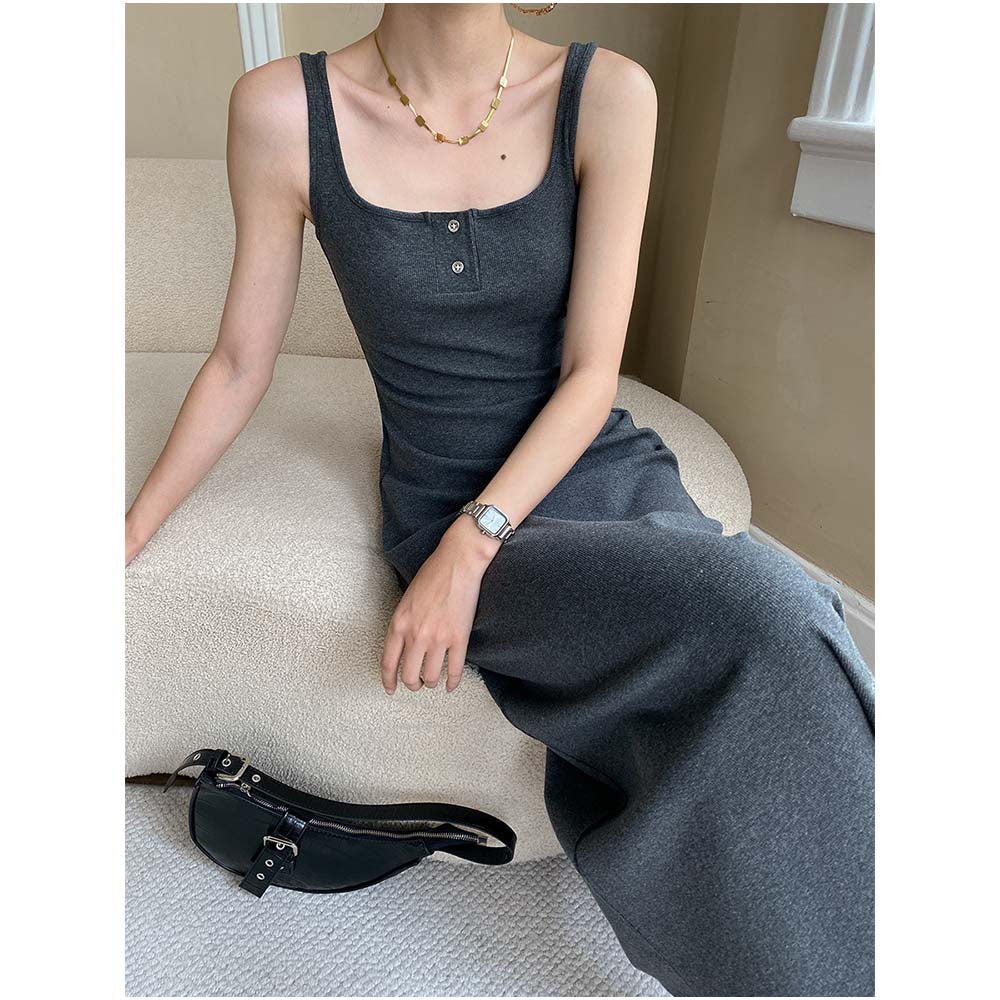 和卡哇伊吊帶連身裙韓版性感女夏季連身裙