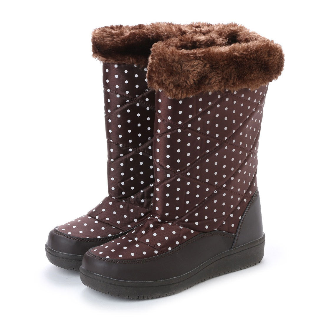 エニーウォーク Anywalk 防寒ブーツ ボア付き保温効果の高いニット素材使用 aw_17688,D.DROWN