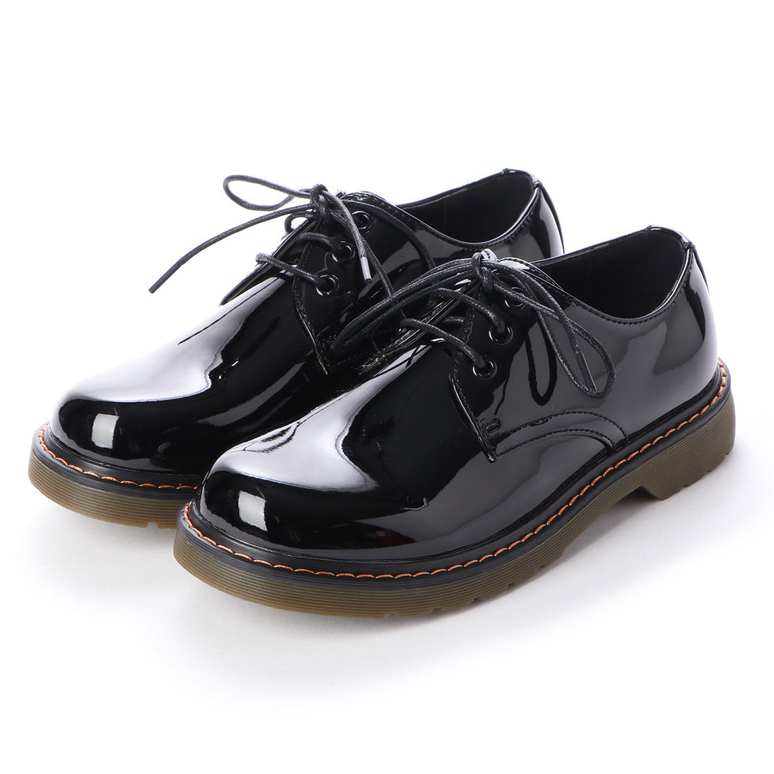 Anywalk 3-hole casual shoes, business shoes, dress shoes, lace-up, plain, patent leather, for women, men, unisex, aw_20112 Anywalk 3-hole casual shoes, business shoes, dress shoes, lace-up, plain, patent leather, for women, men, unisex, aw_20112