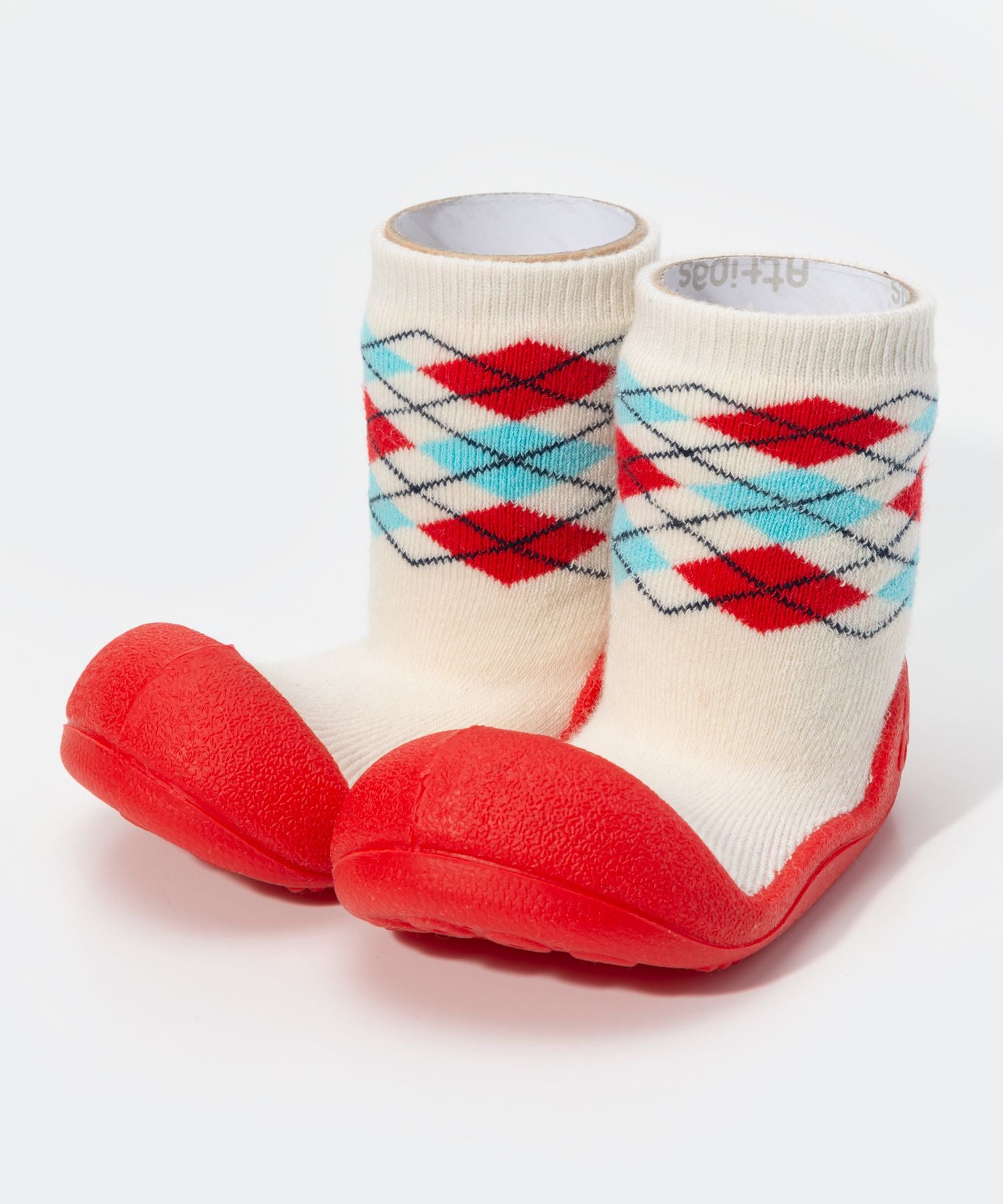 Attipas Argyle Baby Shoes Kids Socks Shoes Baby Gift First Shoes Infant Training Shoes Girls Boys