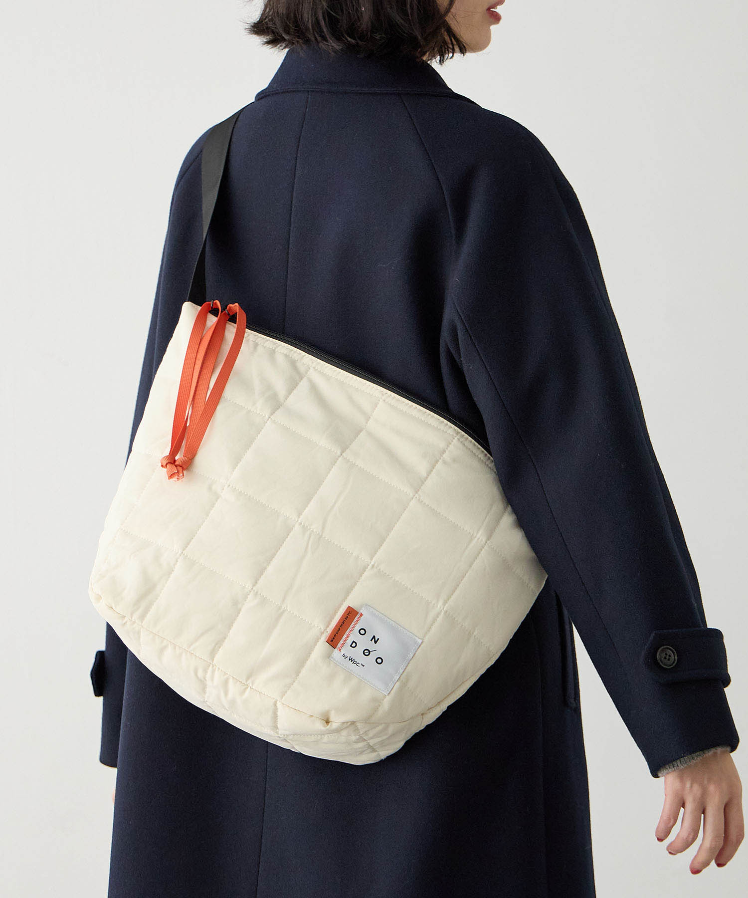 エーシーデザインバイアルファキュービック A/C DESIGN BY ALPHA CUBIC 【ONDOO】キルティングショルダーバック (オフホワイト) オフホワイト