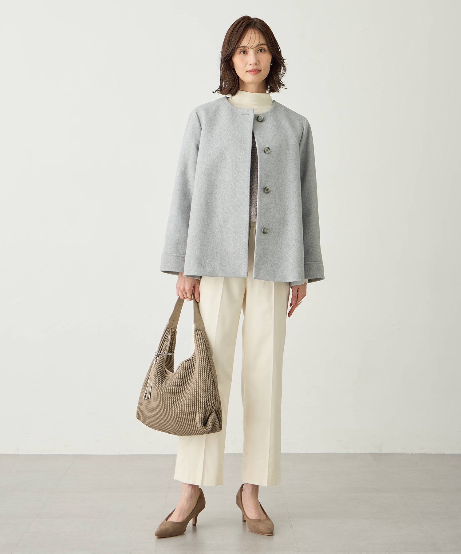 エーシーデザインバイアルファキュービック A/C DESIGN BY ALPHA CUBIC エンボストートバッグ (ブラック) ブラック