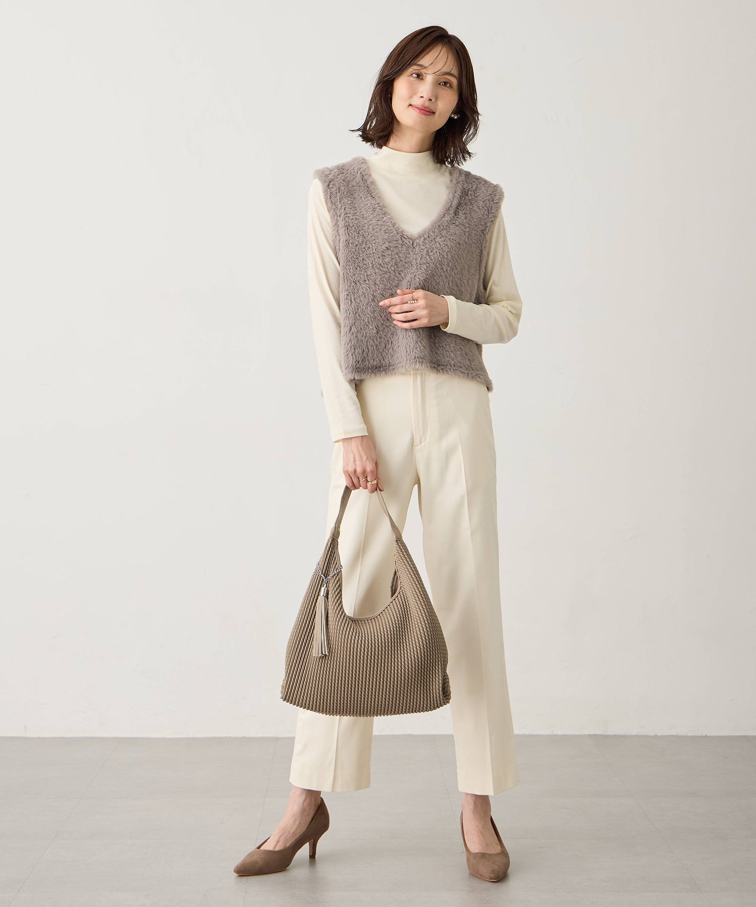 エーシーデザインバイアルファキュービック A/C DESIGN BY ALPHA CUBIC エンボストートバッグ (ブラック) ブラック