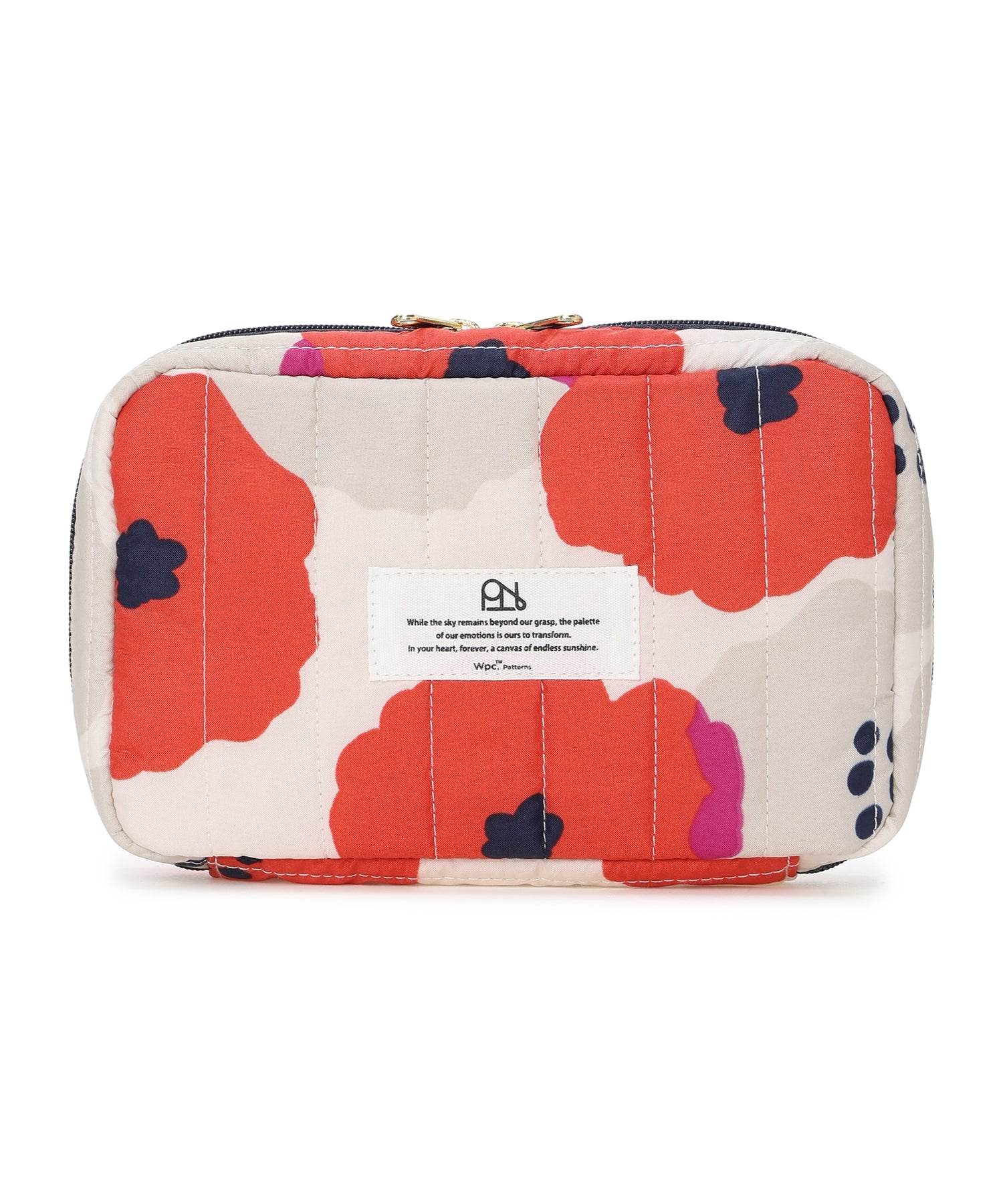 エーシーデザインバイアルファキュービック A/C DESIGN BY ALPHA CUBIC Wpc.キルティングガジェットポーチ (レッド) レッド