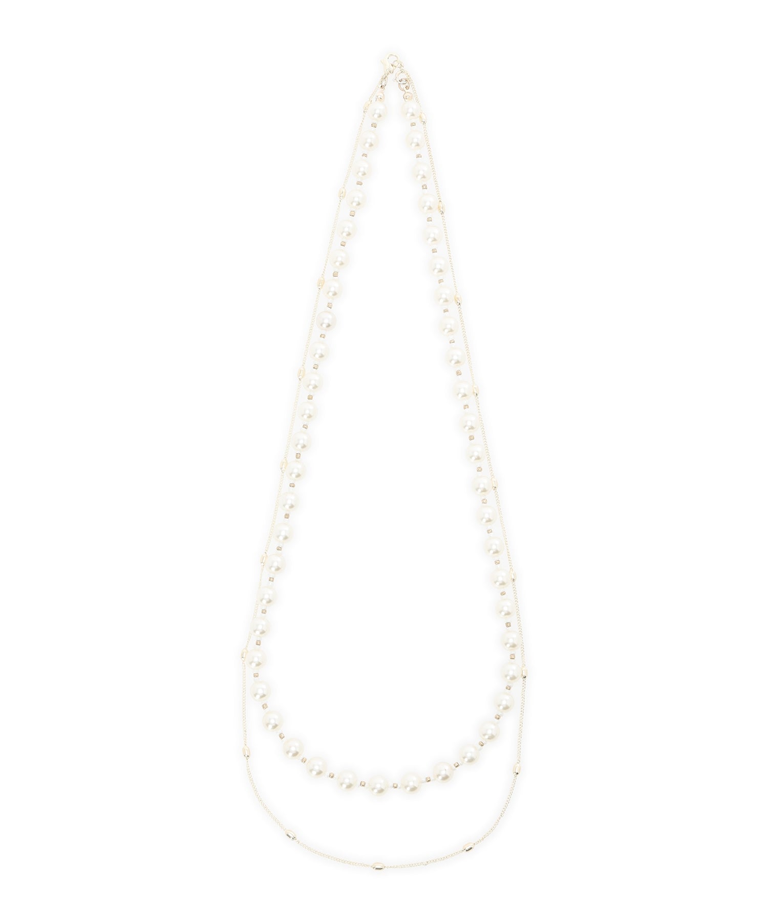 エーシーデザインバイアルファキュービック A/C DESIGN BY ALPHA CUBIC パールネックレス (ゴールド) ゴールド