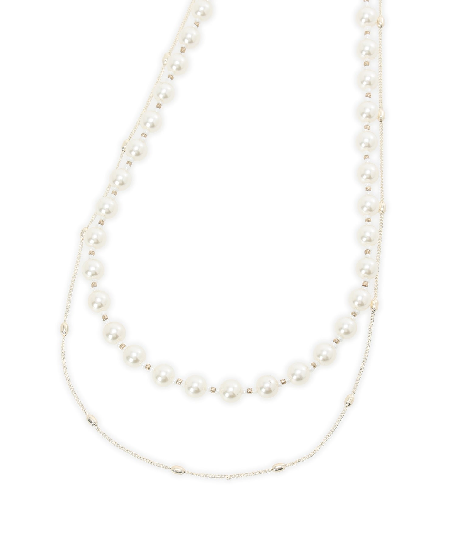 エーシーデザインバイアルファキュービック A/C DESIGN BY ALPHA CUBIC パールネックレス (ゴールド) ゴールド