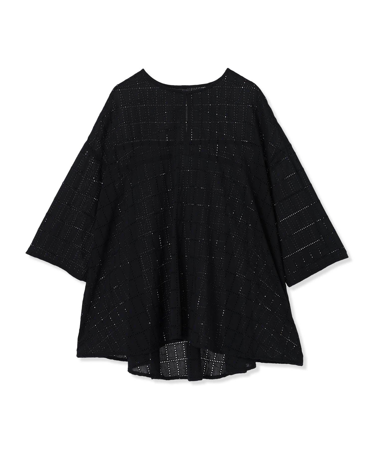 エーシーデザインバイアルファキュービック A/C DESIGN BY ALPHA CUBIC スクエア刺しゅうブラウス (カーキ) カーキ