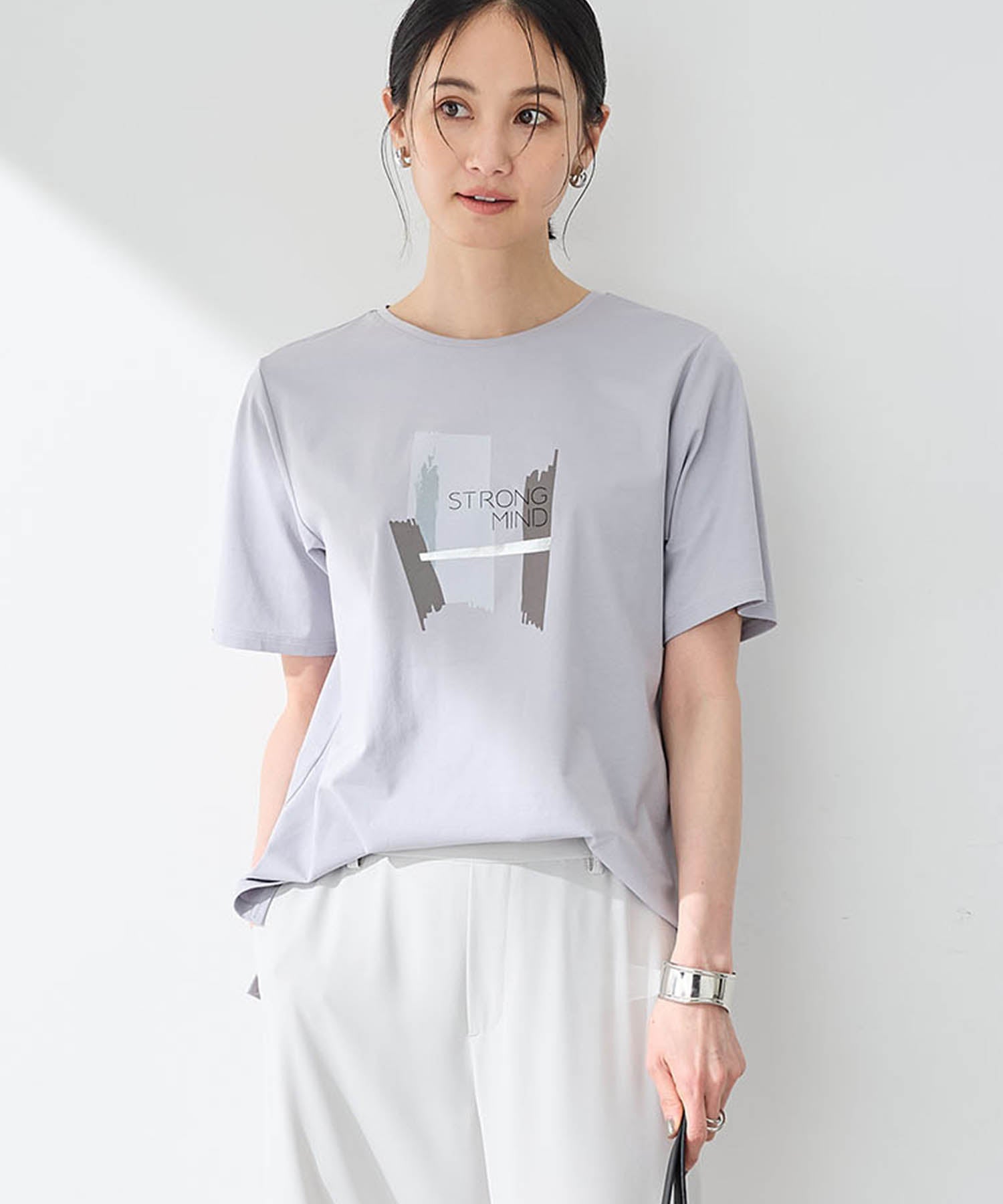 エーシーデザインバイアルファキュービック A/C DESIGN BY ALPHA CUBIC グラフィックTシャツ【接触冷感・UVカット】 (オフホワイト) オフホワイト