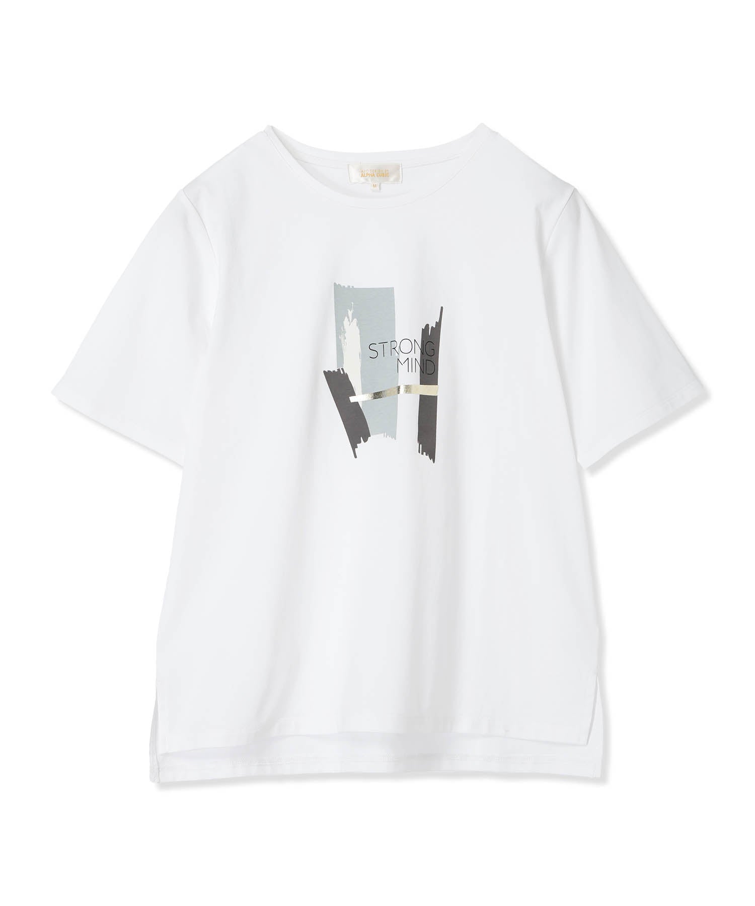 エーシーデザインバイアルファキュービック A/C DESIGN BY ALPHA CUBIC グラフィックTシャツ【接触冷感・UVカット】 (オフホワイト) オフホワイト