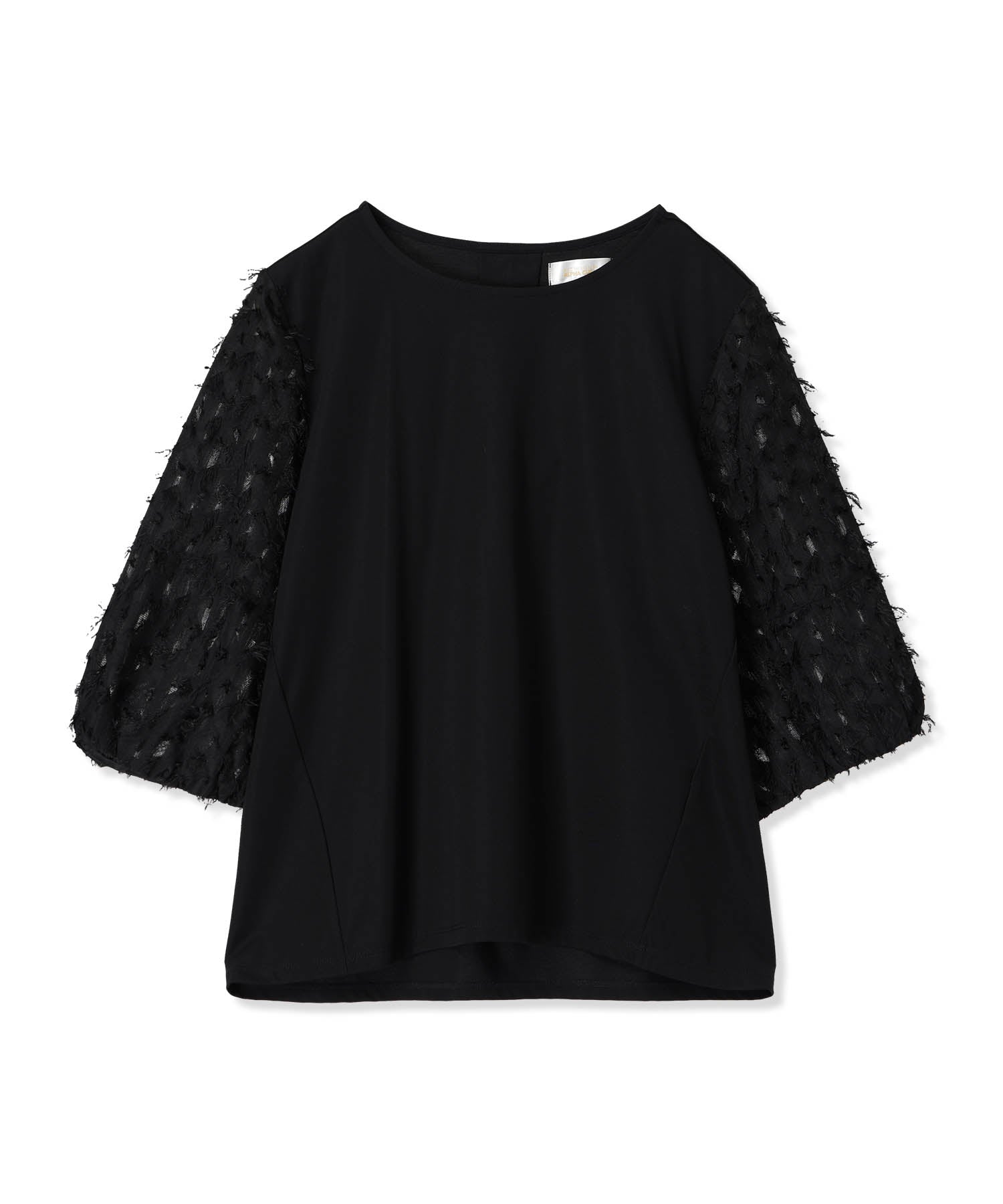 エーシーデザインバイアルファキュービック A/C DESIGN BY ALPHA CUBIC カットジャガード切替えプルオーバー【接触冷感・UVカット】 (オレンジ) オレンジ