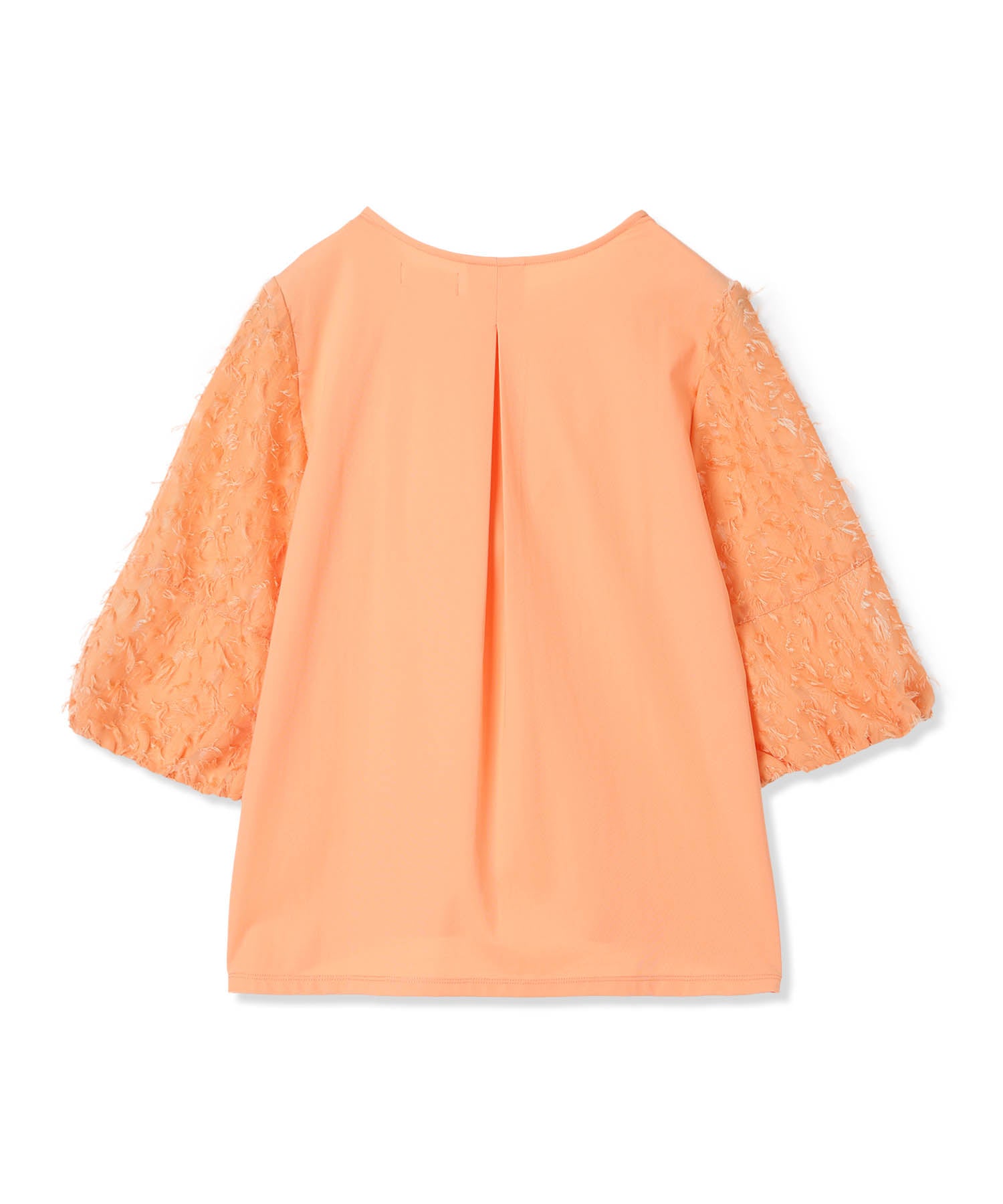 エーシーデザインバイアルファキュービック A/C DESIGN BY ALPHA CUBIC カットジャガード切替えプルオーバー【接触冷感・UVカット】 (オレンジ) オレンジ