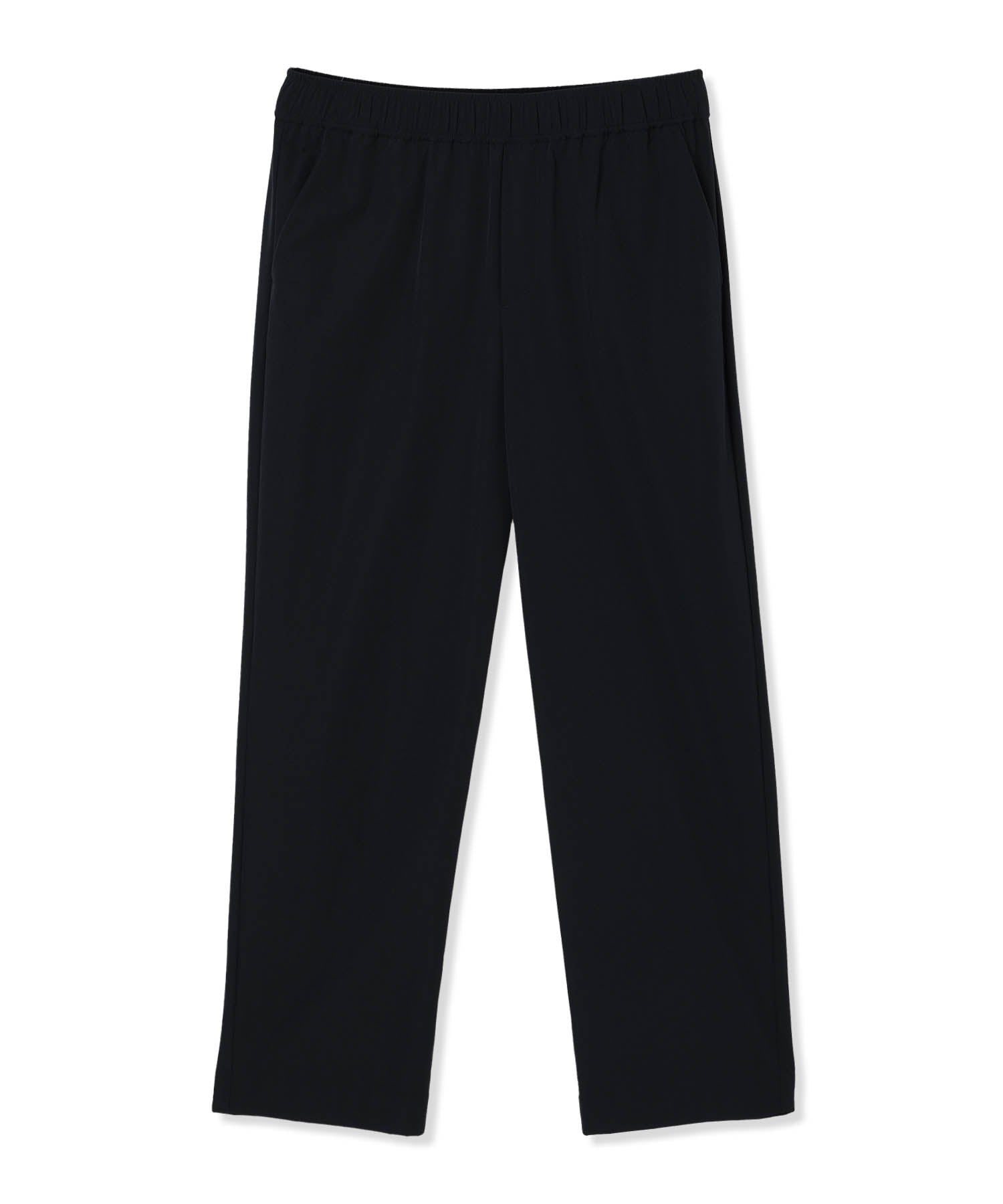 エーシーデザインバイアルファキュービック A/C DESIGN BY ALPHA CUBIC 【美モーション】ストレッチナイロンラッシュストレートパンツ【接触冷感・UVカット・撥水・ウエストゴム】 (ネイビー) ネイビー