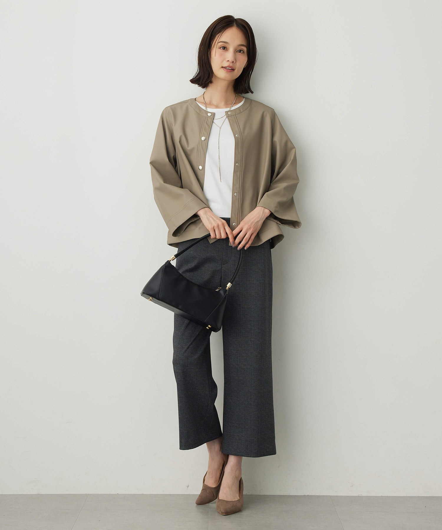 エーシーデザインバイアルファキュービック A/C DESIGN BY ALPHA CUBIC ロングスリーブTシャツ (ライトグレー) ライトグレー