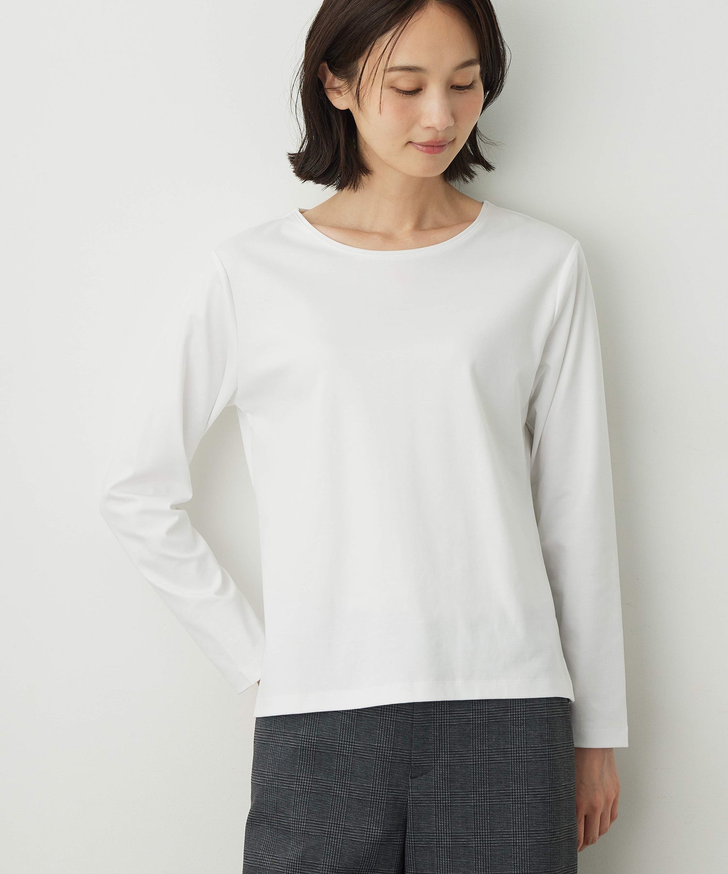 エーシーデザインバイアルファキュービック A/C DESIGN BY ALPHA CUBIC ロングスリーブTシャツ (オフホワイト) オフホワイト