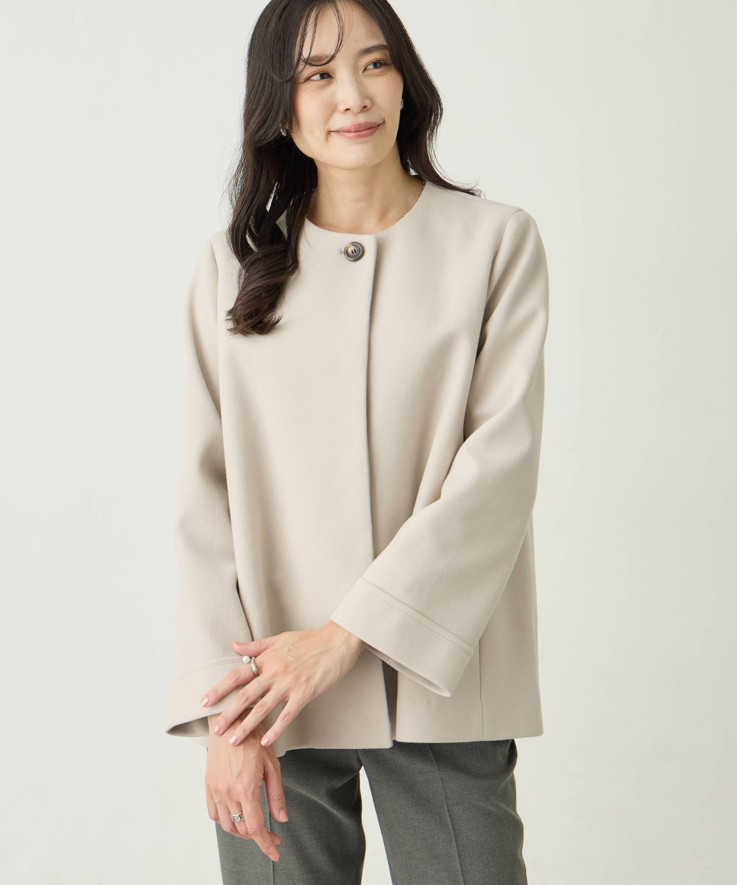 エーシーデザインバイアルファキュービック A/C DESIGN BY ALPHA CUBIC ライトテーラードジャケット （ネイビ エーシーデザインバイアルファキュービック A⁄C DESIGN BY ALPHA CUBIC