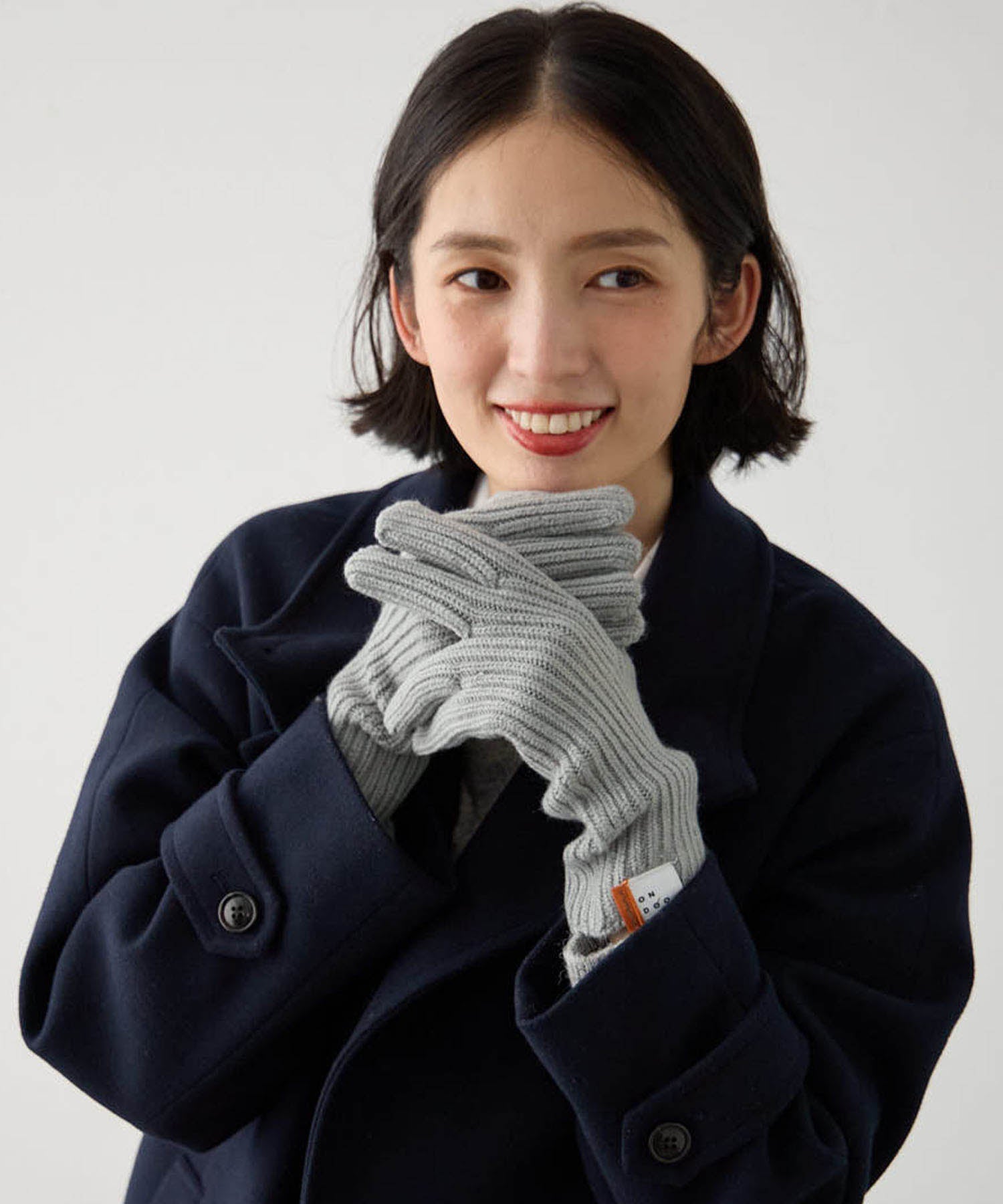 エーシーデザインバイアルファキュービック A/C DESIGN BY ALPHA CUBIC ONDOO【スマホ対応】ニット手袋 (ピンク) ピンク