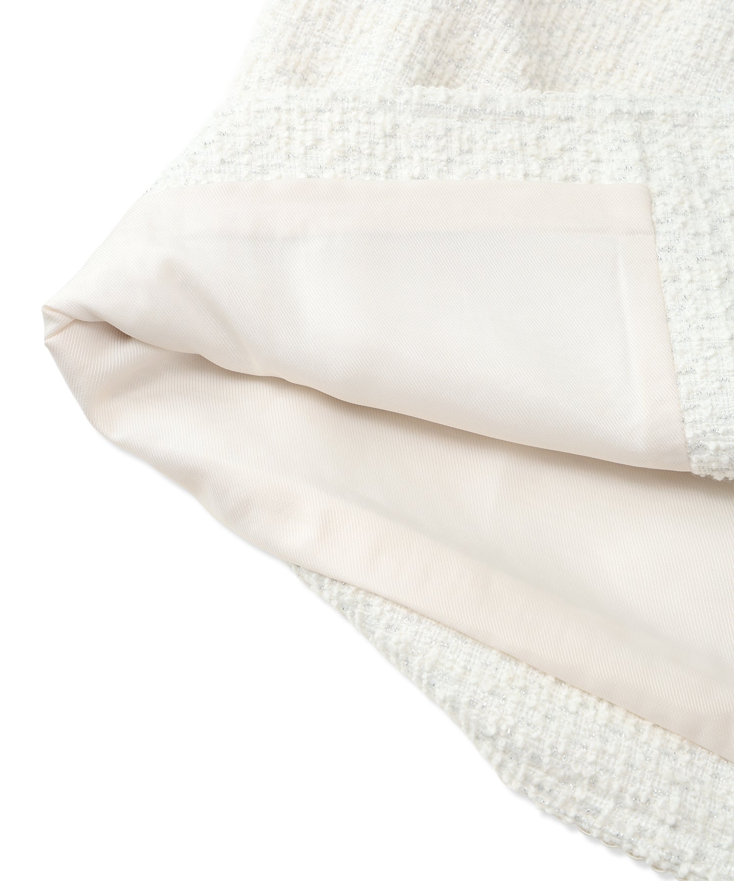 エーシーデザインバイアルファキュービック A/C DESIGN BY ALPHA CUBIC ツイードジャケット (オフホワイト) オフホワイト