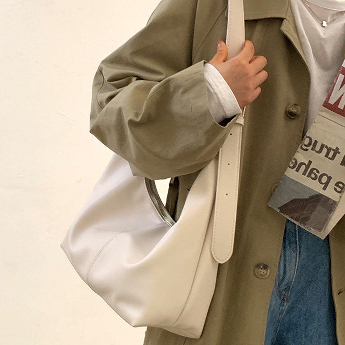 アミュレット Amulet ワンショルダーバッグ レディース 10代 20代 30代 韓国ファッション 韓国 キレイめ 大人 オフィスカジュアル シンプル 柔らか 使い回し