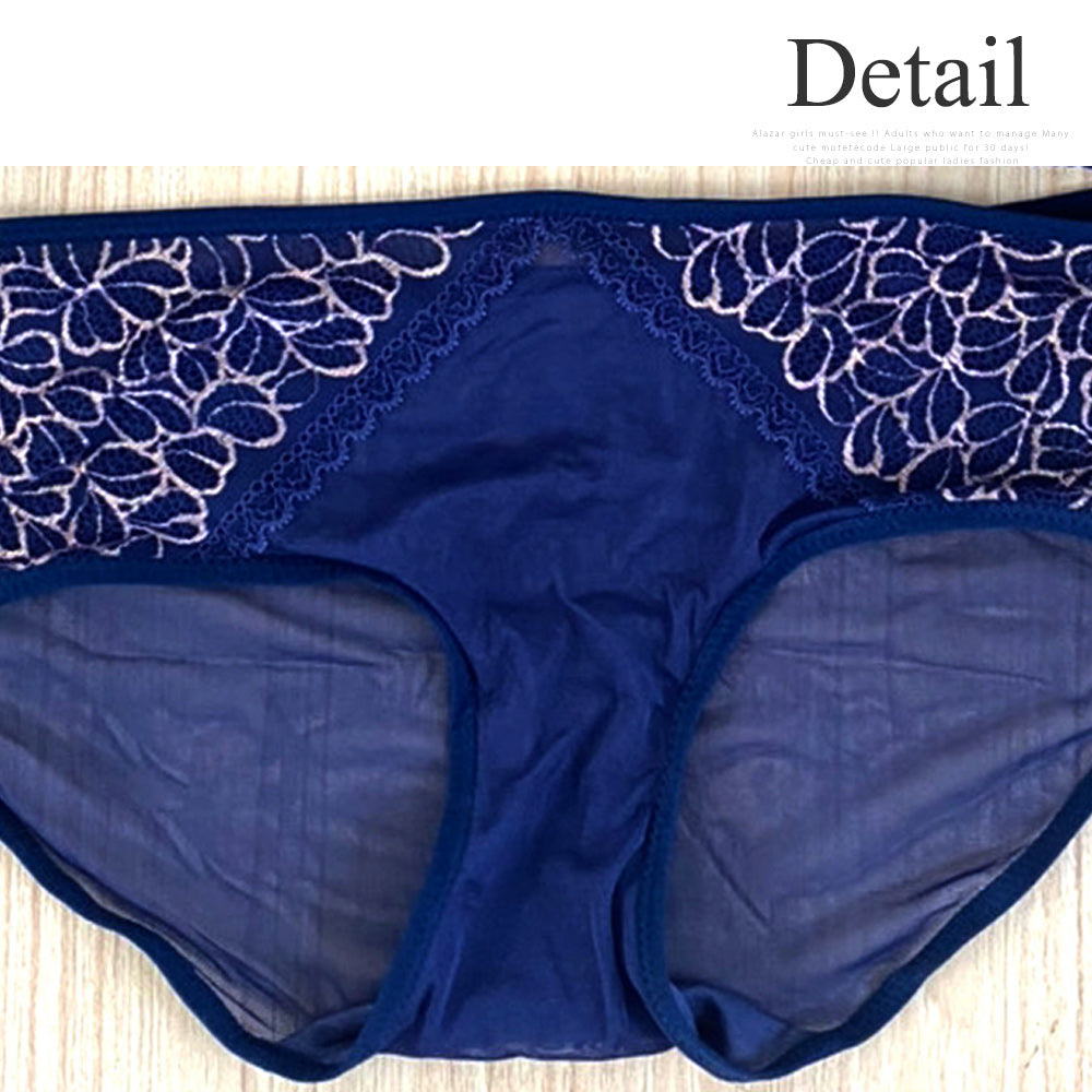 アミュレット Amulet 脇肉スマートブラジャーショーツセット 大きいサイズ 安い レディース スマートブラナイトブラ 脇高 ブラ 育乳 脇肉 補正下着【返品不可商品】 (ブルー) ブルー