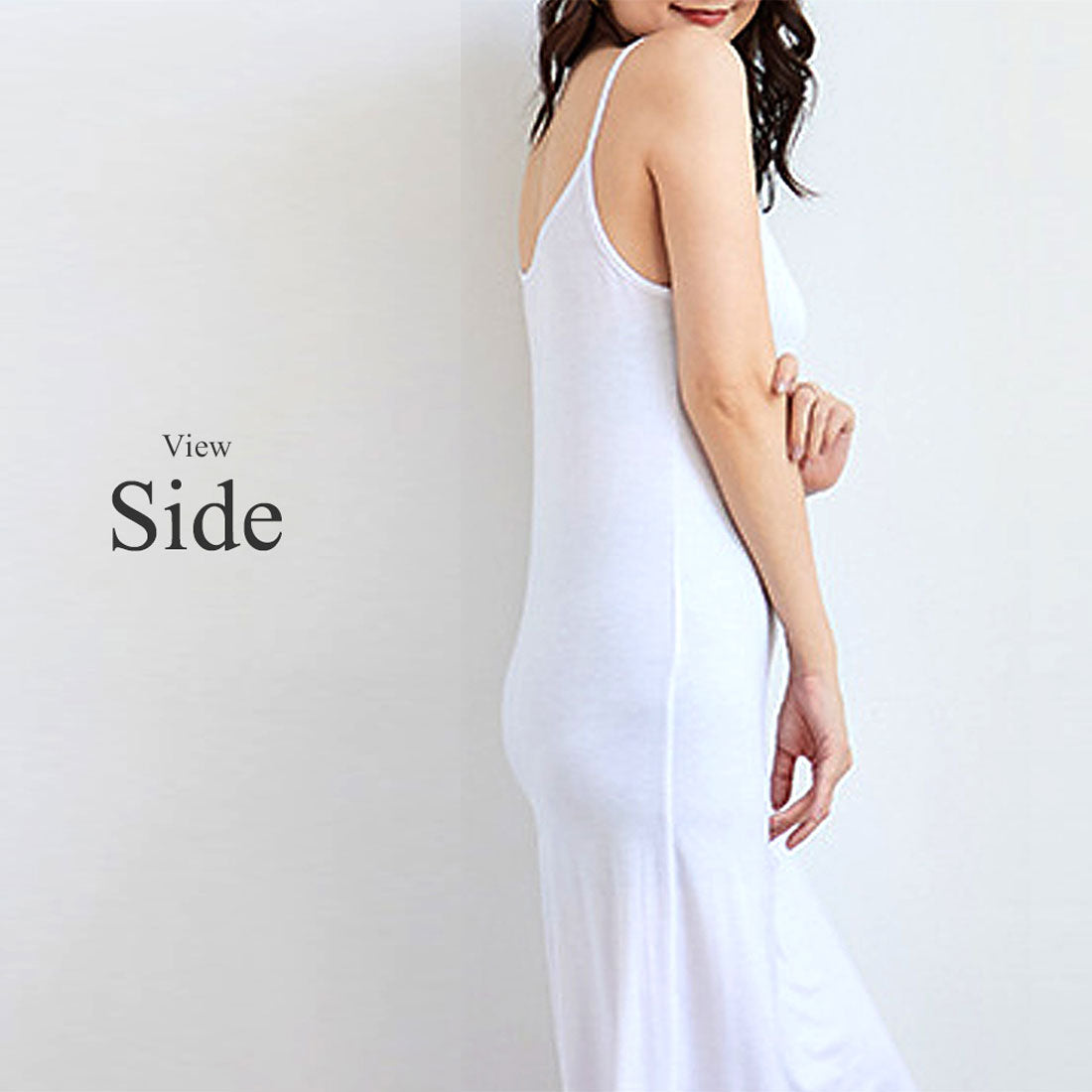 アミュレット Amulet インナーキャミソール ワンピース ロング 下着 ルームウェア ペチコート レディース