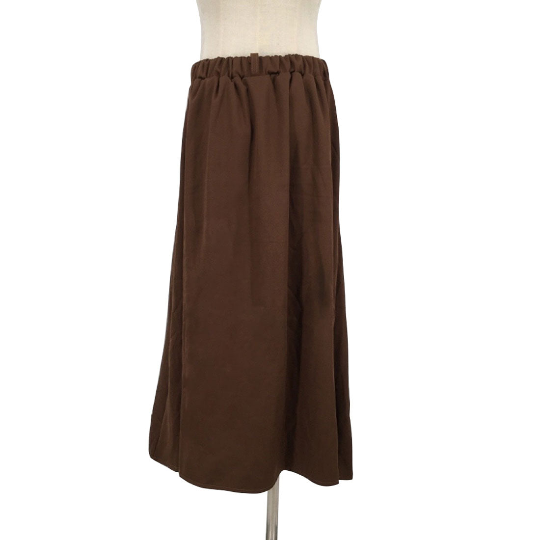 Amulet Mid-length pleated skirt for women, for teens, 20s, 30s, Korean fashion, casual, cute, elegant, flared, simple, plain, for spring, summer, fall, and winter