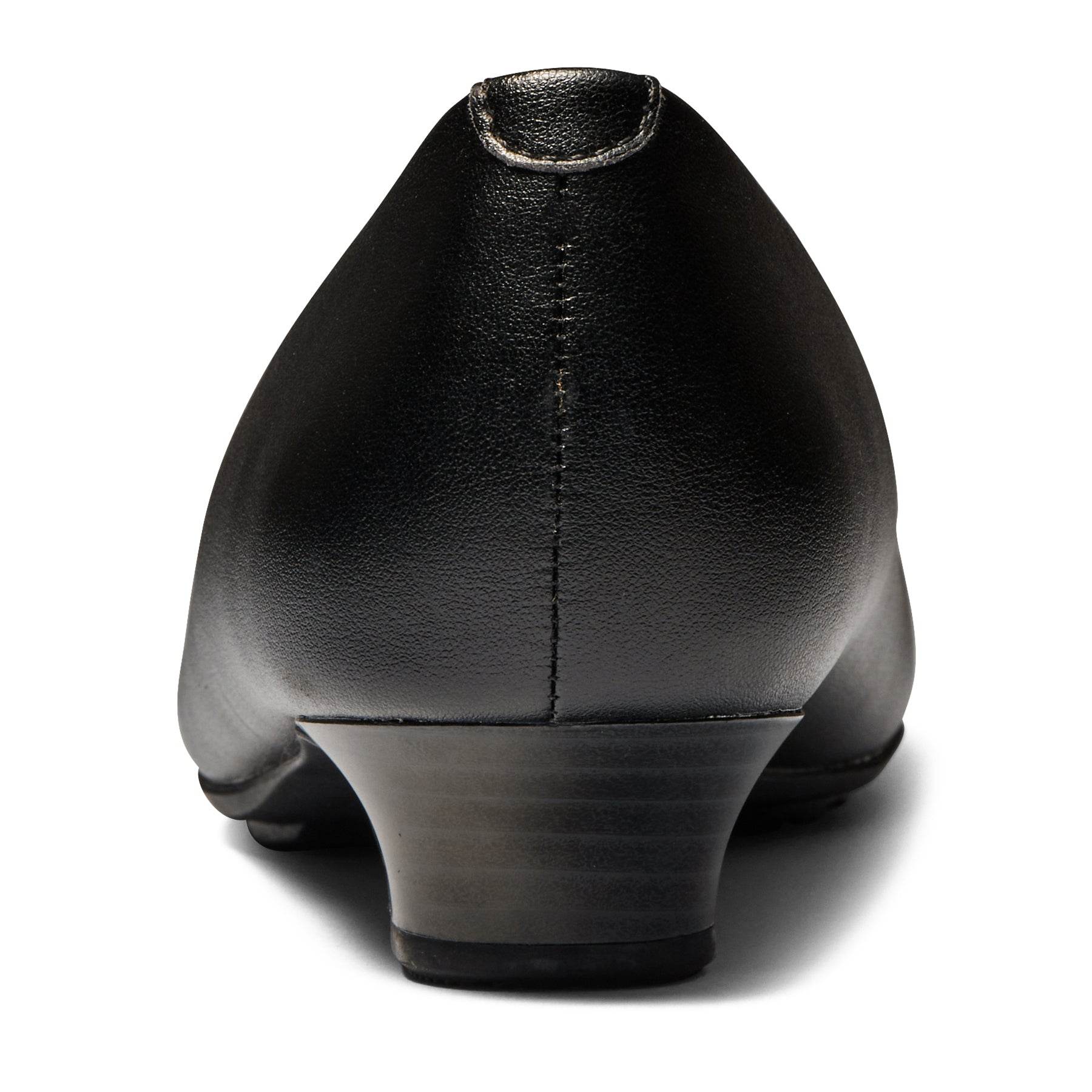 アキュアーズ AcureZ 仕事でも活躍!約3cmヒールのスクエアトゥパンプス (ブラック) ブラック