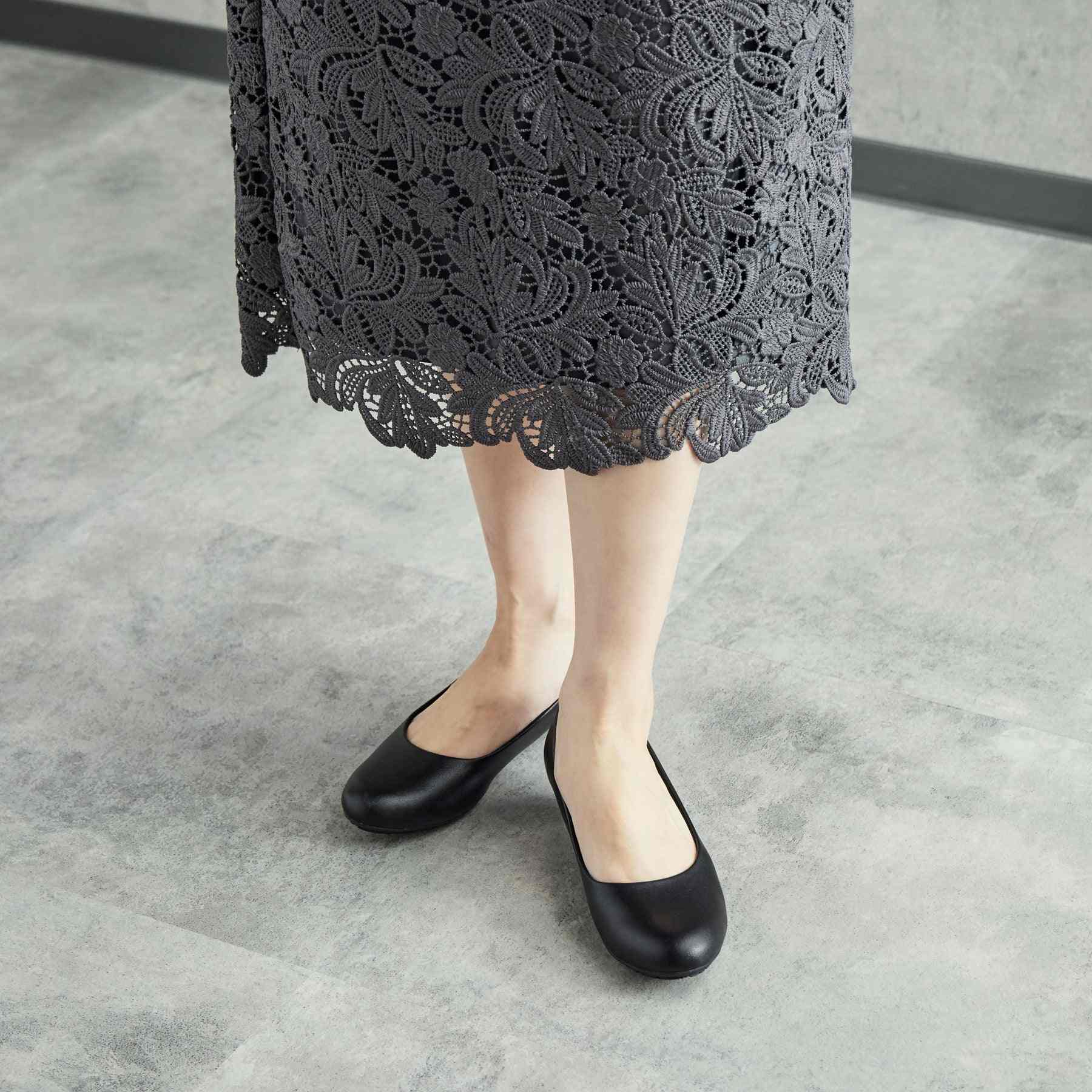 アキュアーズ AcureZ 仕事でも活躍!約3cmヒールのラウンドトゥパンプス