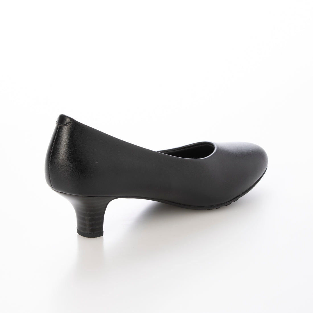 "AcureZ 仕事でも活躍!約5cmヒールのラウンドトゥパンプス" translates to "AcureZ: Active in Work! Approximately 5cm Heel Round Toe Pumps".