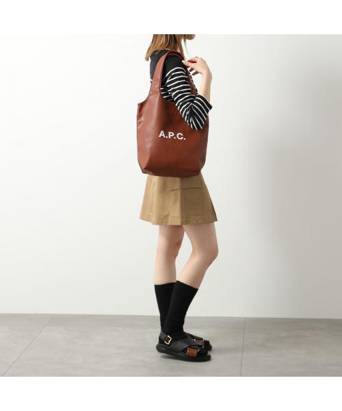 アーペーセー A.P.C. APC A.P.C. トートバッグ tote ninon small PUAAT M61861. (CAD/ブラウン) CAD/ブラウン