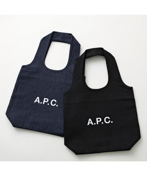 アーペーセー A.P.C. APC A.P.C. トートバッグ M61861 デニム素材 (COZZS/LZZ/NOIR/ブラック) COZZS/LZZ/NOIR/ブラック