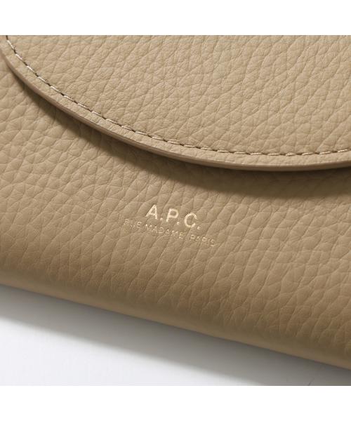 アーペーセー A.P.C. APC A.P.C. カードケース buisness card holder PXCBC F63349 (BAR/CAJOU-ベージュ) BAR/CAJOU-ベージュ