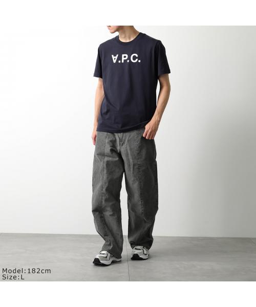 アーペーセー A.P.C. APC A.P.C. Tシャツ COHBM M26384 半袖 カットソー (TIQ/ネイビー) TIQ/ネイビー