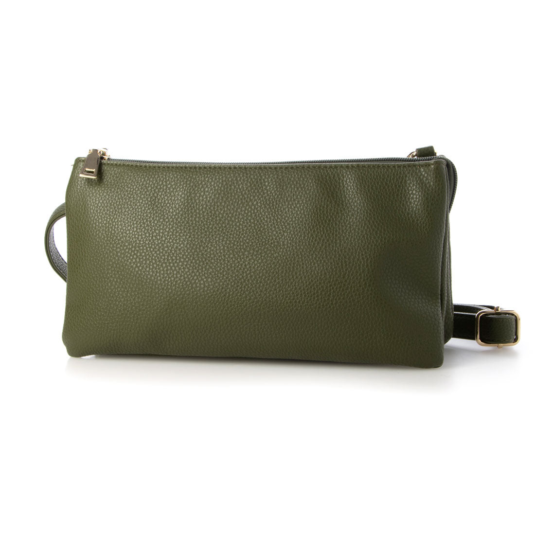 アンジェリーナフィオーレ Angelina Fiore お財布ショルダーバッグ (カーキ) カーキ