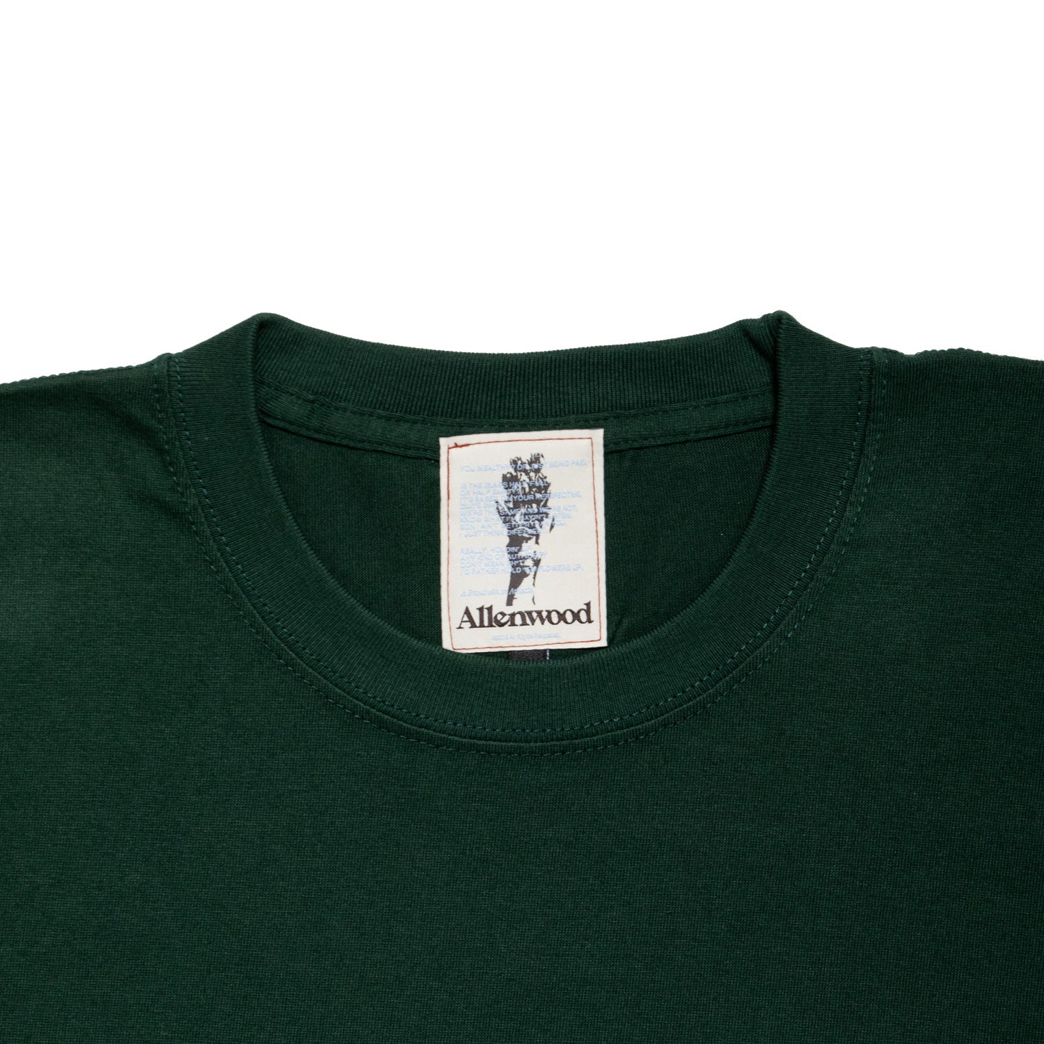 アレンウッド Allenwood LOGO T-SHIRT (FOREST) FOREST