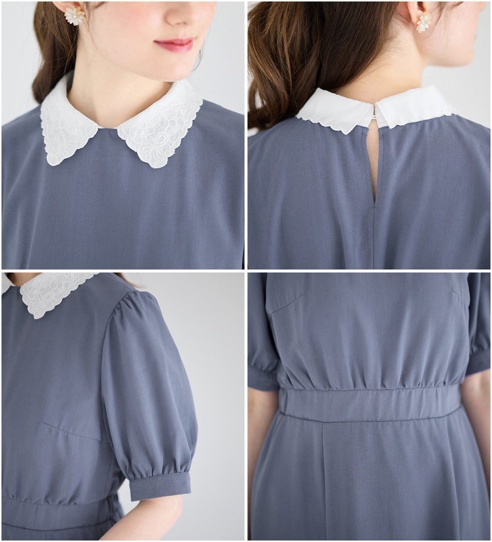 アロッタ Alotta 【選べる2タイプ】骨格別ワンピース<骨格ウェーブ> (ブルー/骨格ウェーブ) ブルー/骨格ウェーブ