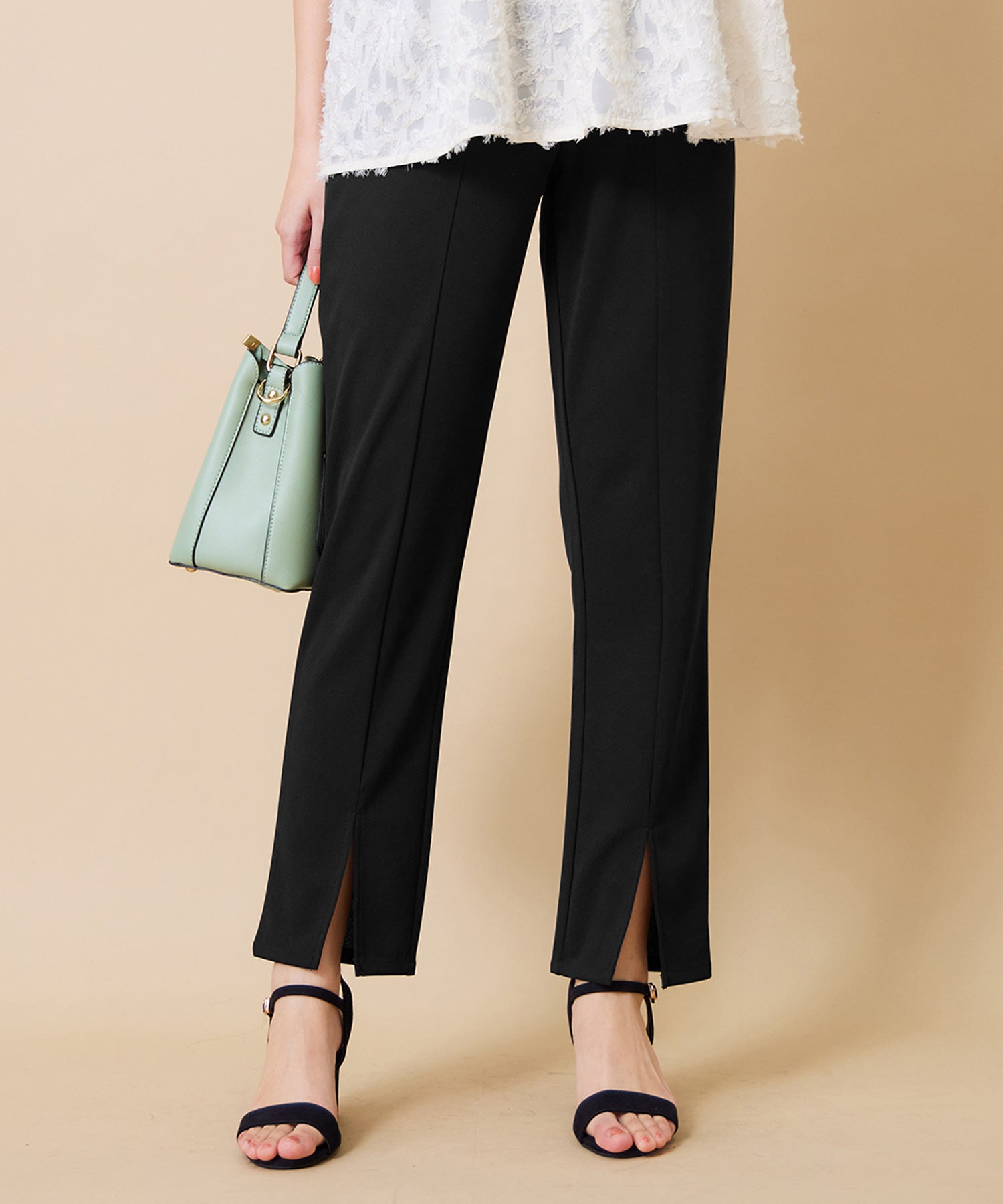 アロッタ Alotta フロントスリットイージーレギンスパンツ