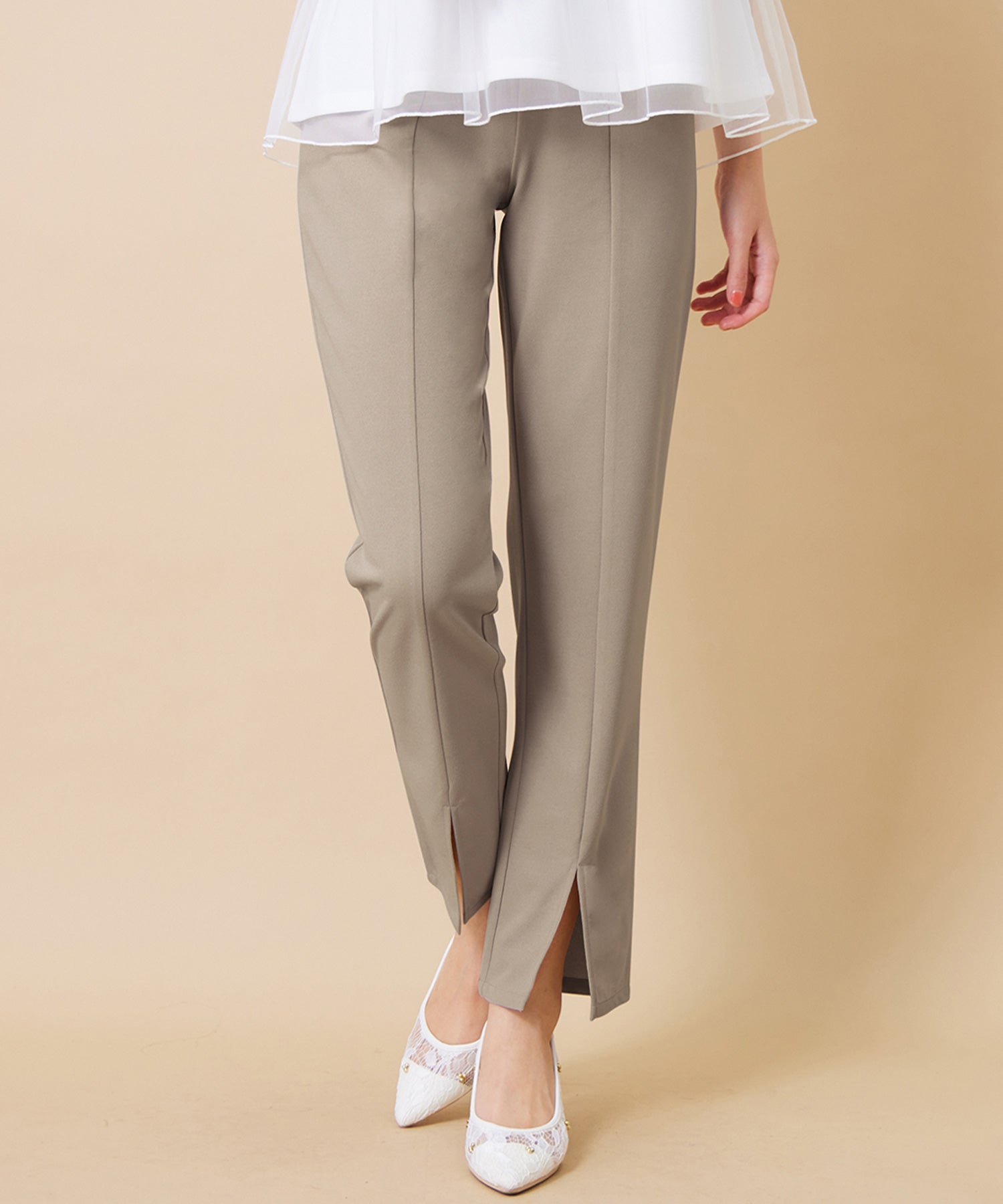 アロッタ Alotta フロントスリットイージーレギンスパンツ