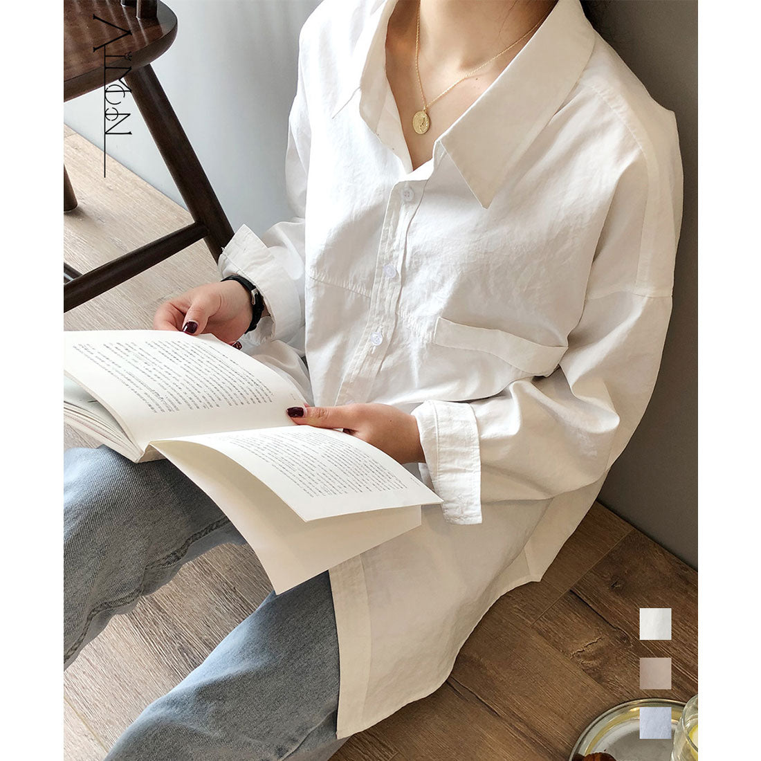 シャツブラウス レディース長袖トップス