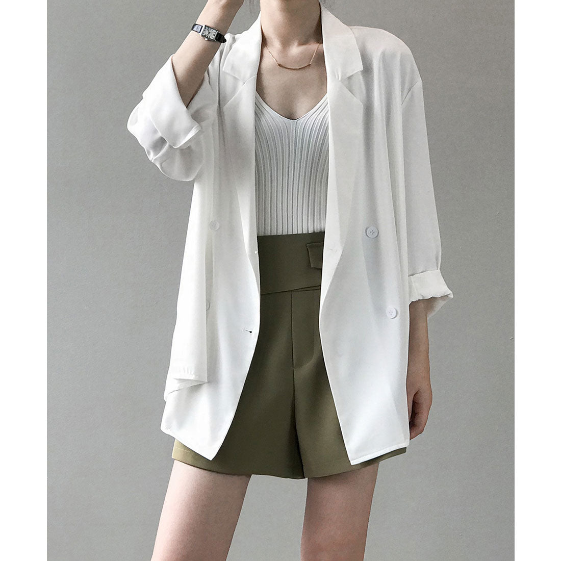 スーツジャケット レディース ゆったり