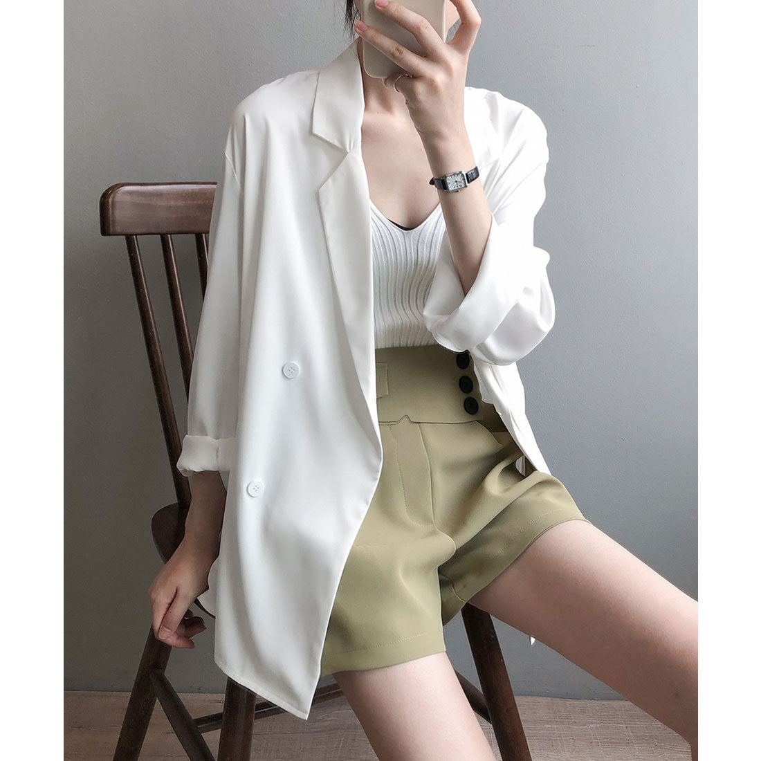 スーツジャケット レディース ゆったり