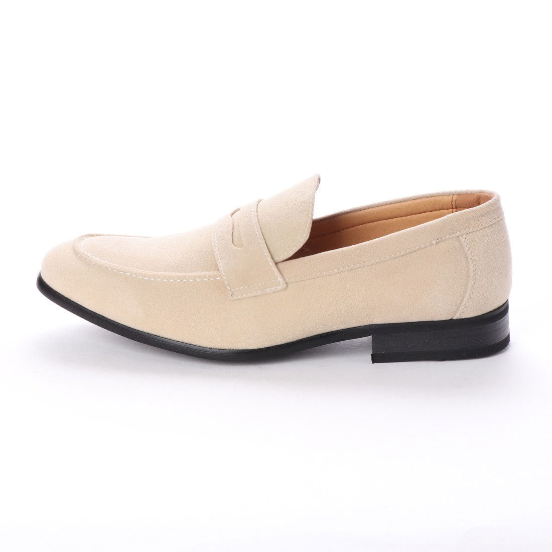 サンエープラス AAA+ スエードコインローファー/2313 (ベージュ) ベージュ