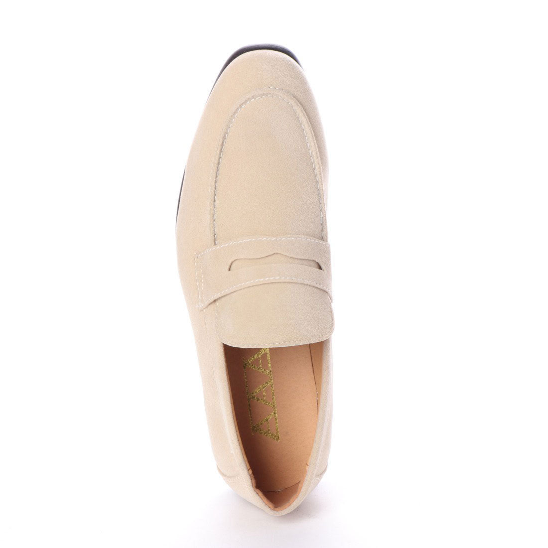 サンエープラス AAA+ スエードコインローファー/2313 (ベージュ) ベージュ