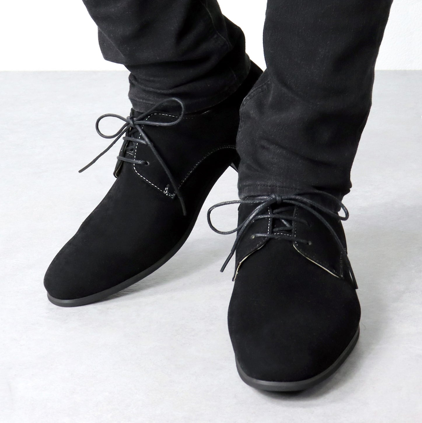 SFW サンエープラス AAA+ スエードプレーントゥレースアップシューズ/2315