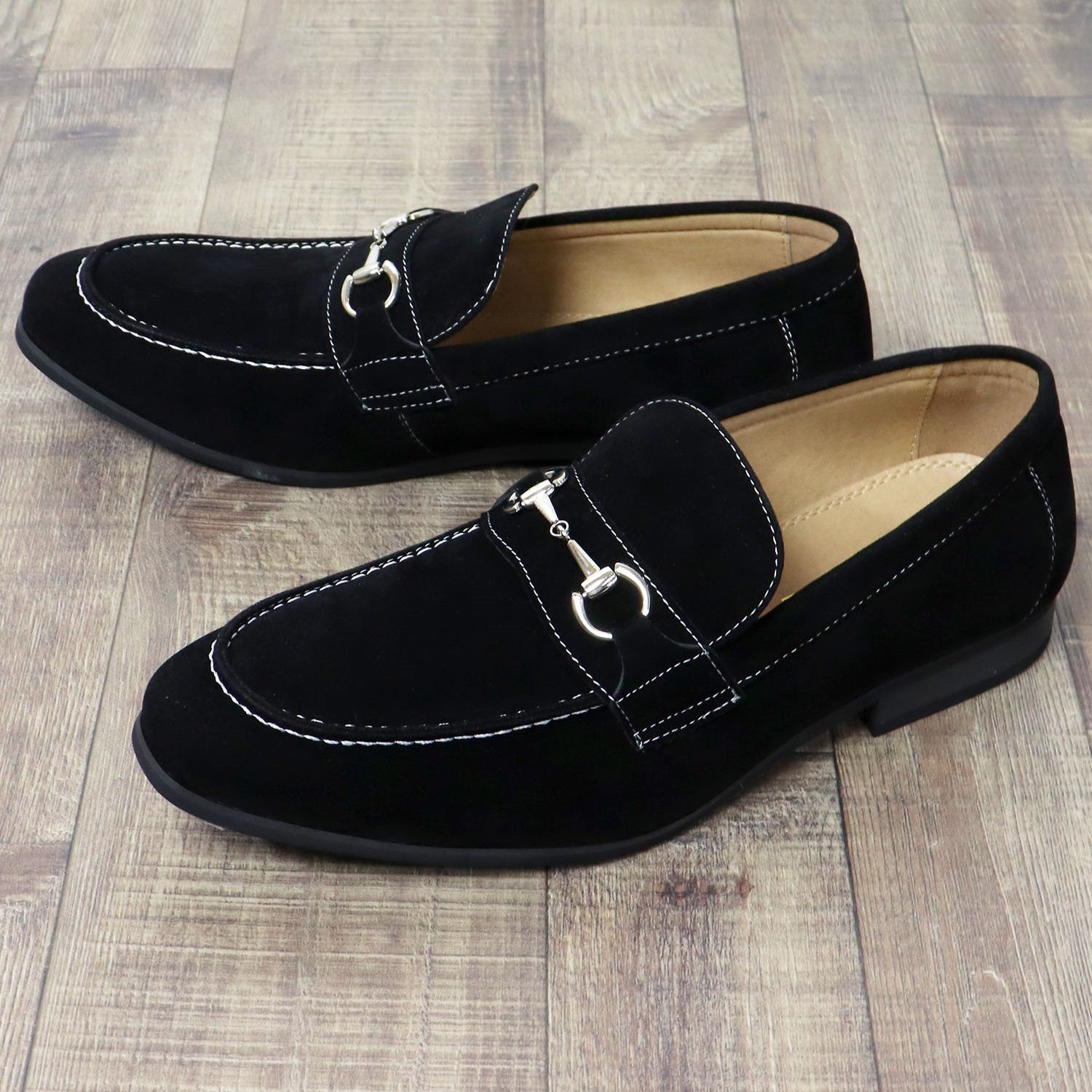 サンエープラス AAA+ スエードビットローファー/2314