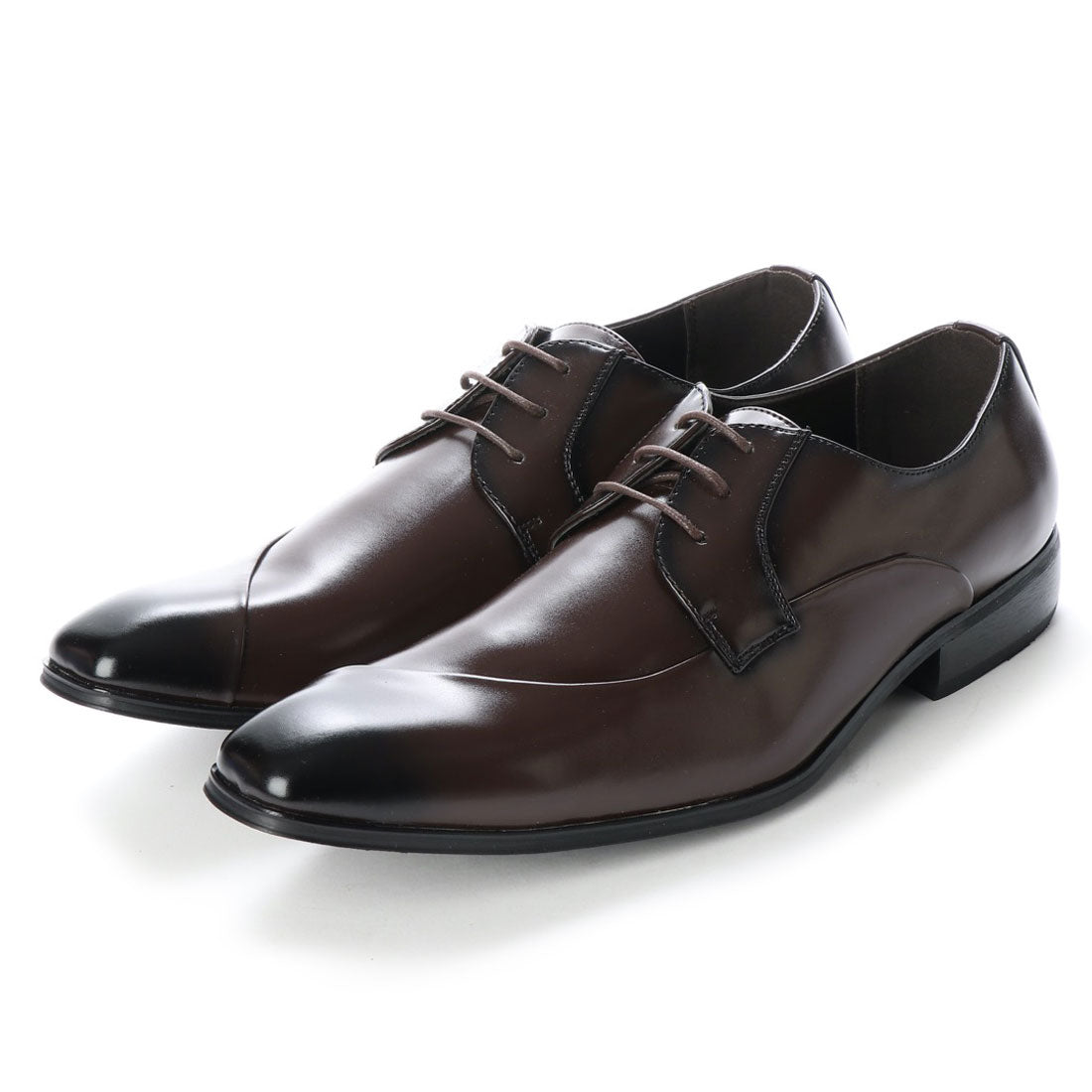 サンエープラス AAA+外羽根・片流れデザイン ビジネスシューズ/2622,ブラウン