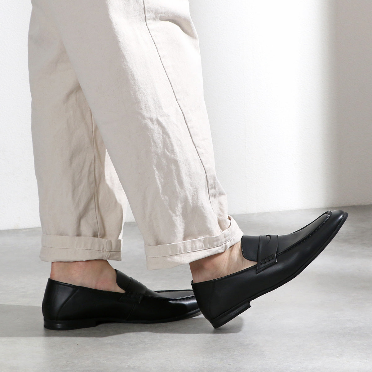 サンエープラス AAA+ 踵が踏めるローファー / 123-2423