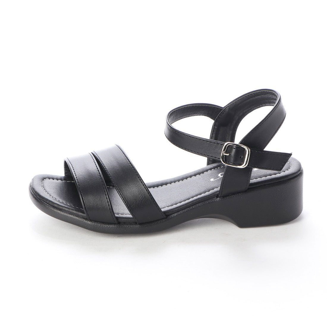 SFW サンエープラスフェミニン AAA+ feminine 快適EEE オフィスサンダルダブルバンドストラップサンダル/3531