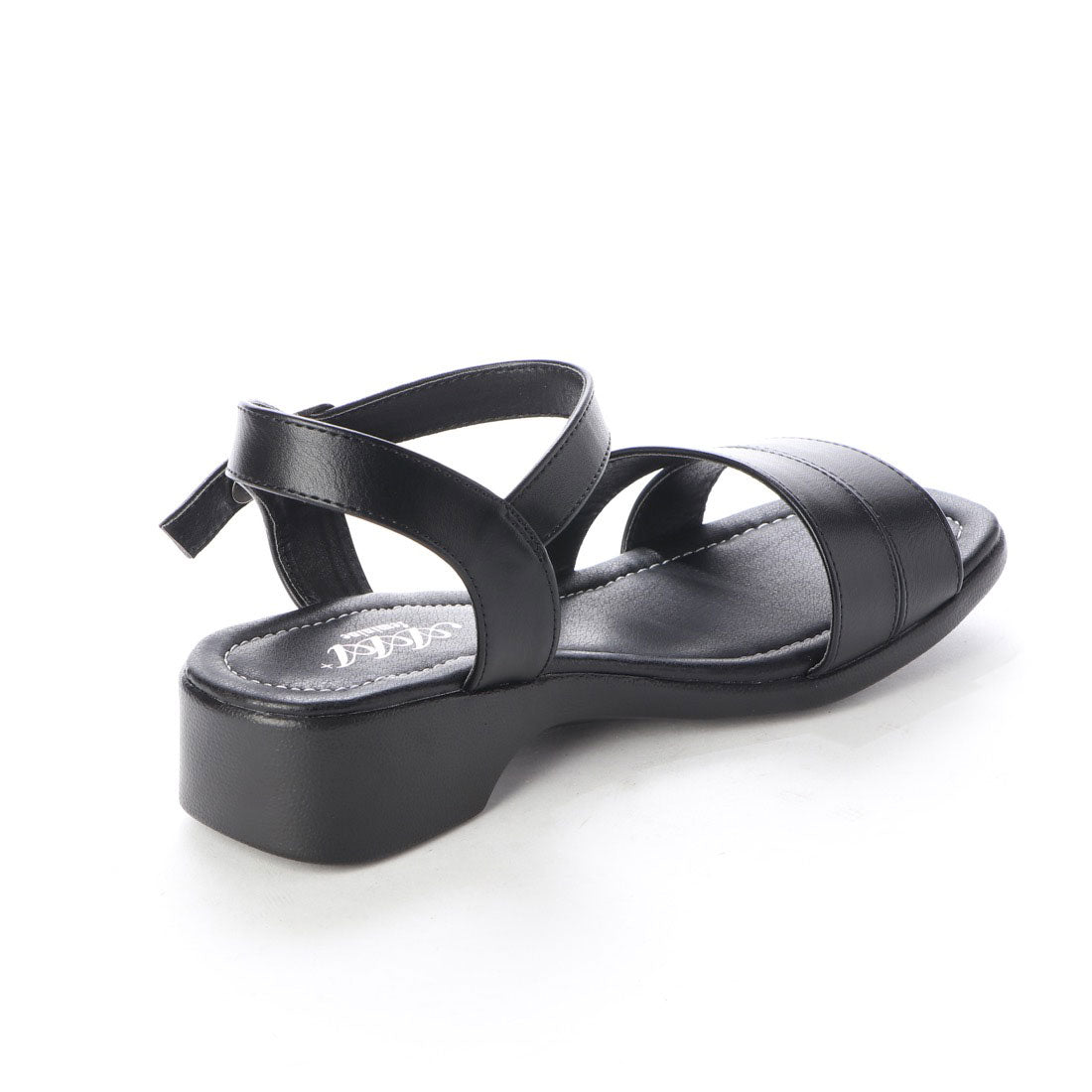 SFW サンエープラスフェミニン AAA+ feminine 快適EEE オフィスサンダルダブルバンドストラップサンダル/3531