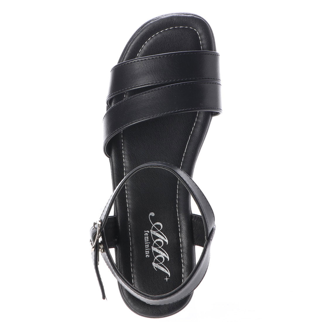 SFW サンエープラスフェミニン AAA+ feminine 快適EEE オフィスサンダルダブルバンドストラップサンダル/3531