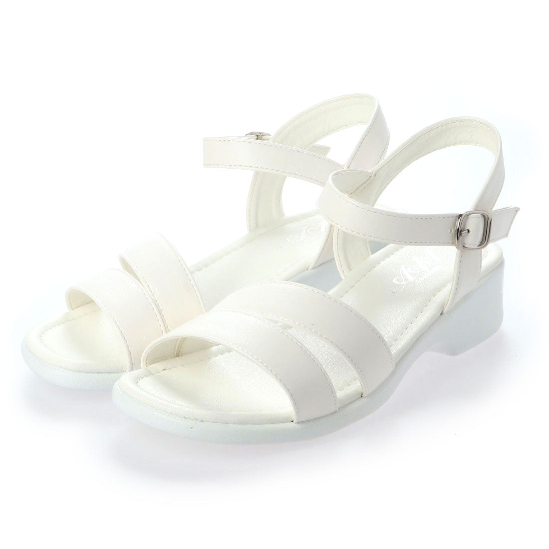 San A Plus Feminine AAA+ feminine Comfortable EEE Office Sandal Double Band Strap Sandal/3531
